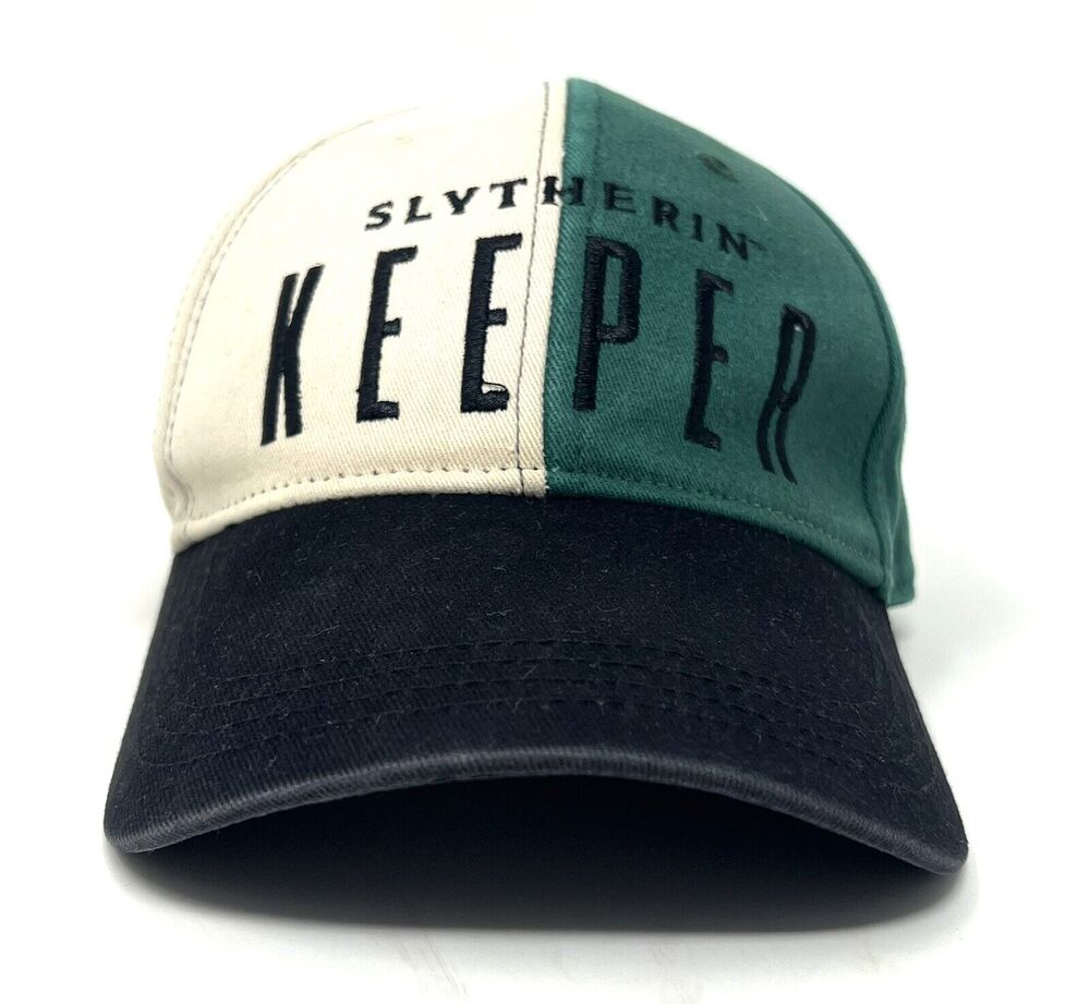 Harry Potter Slytherin Keeper Hat Quidditch Universal Studios Wizarding World